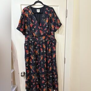 Joanie Clothing Albertine Floral Print Midaxi Dress